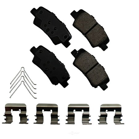 Akebono Proact Akebono ACT1813 ProACT Ultra Premium Ceramic Pads ACT1813